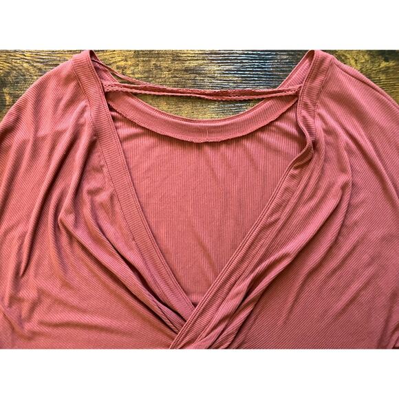 Free People Shimmy Shake open back ribbed long sleeve tunic top - Picture 9 of 10